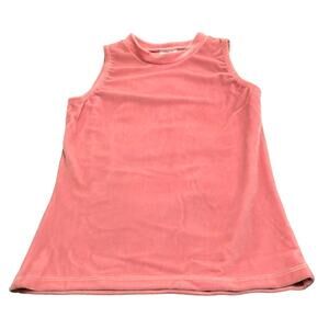 Jerry’s Girls Pink Stretch Velour Top Size Medium 10/12 Dance Skating